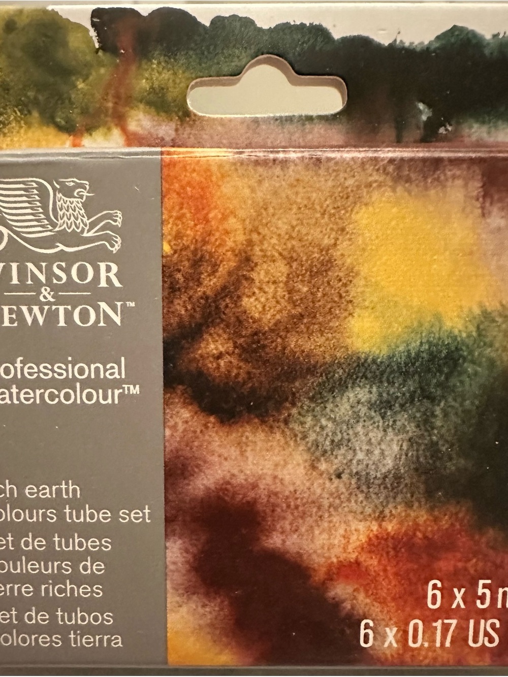 Winsor & Newton Professional Watercolour Rich Earth Colours Tube Set